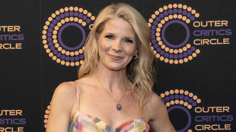 Kelli O'Hare on the red carpet with blond hair