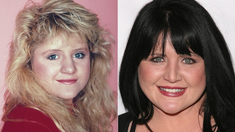 Tina Yothers as a teenager on "Family Ties" and in 2012 at the ABC TCA Party