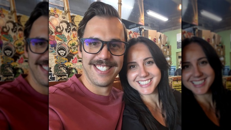 Emily Roeske and Jacob Arellano together in a selfie