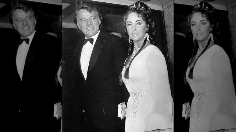 Richard Burton and Elizabeth Taylor on the red carpet
