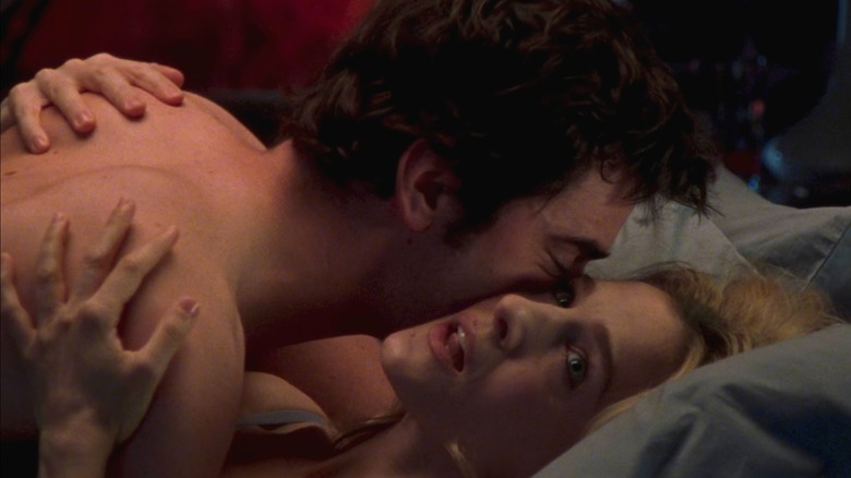 carrie and berger in bed