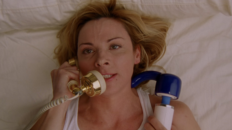 samantha masturbating on phone