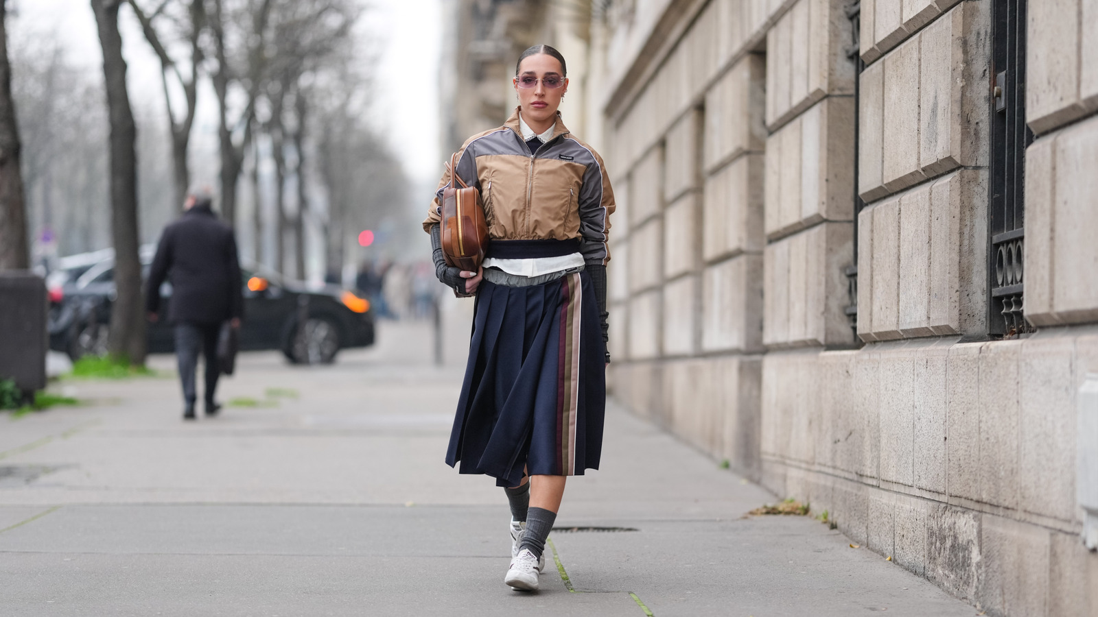 midi skirt in the style