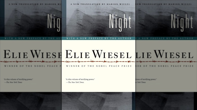 The front cover of Night by Elie Wiesel
