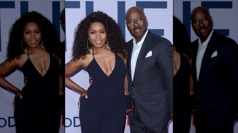 Angela Bassett and Courtney B. Vance on a red carpet