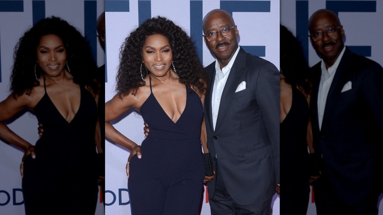 Angela Bassett and Courtney B. Vance on a red carpet