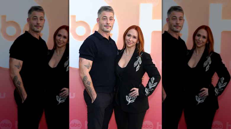 Brian Hallisay and Jennifer Love Hewitt attend ABC's End Of Summer Soirée at Cecconi's West Hollywood on September 05, 2025