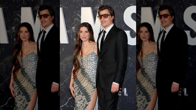 Millie Bobby Brown on the red carpet with husband Jake Bongiovi