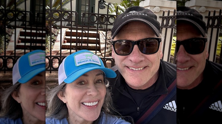 Patrica Heaton smiling in a selfie with her husband David Hunt