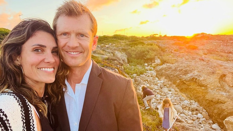Daniela Ruah and her husband David Olsen