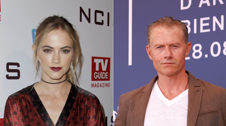 Emily Wickersham James Badge Doyle split image
