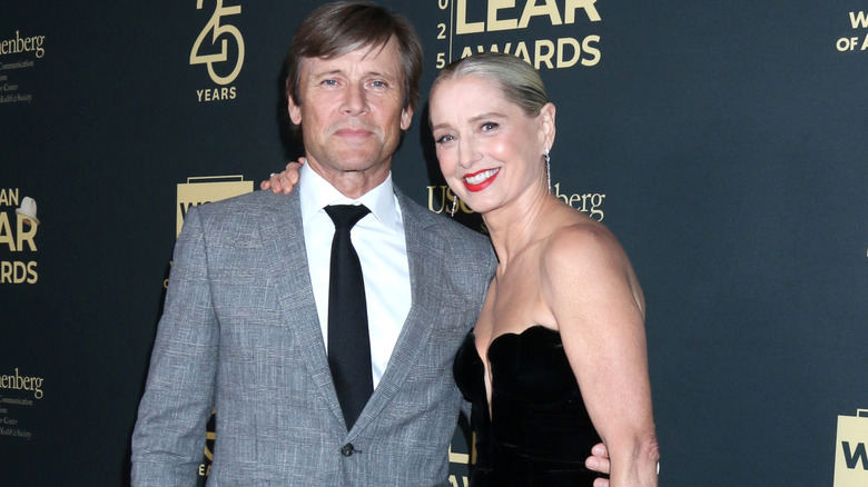 Grant Show and Katherine LaNasa posing together