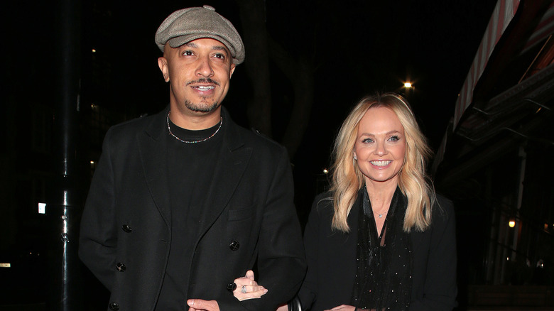 Jade Jones and Emma Bunton seen attending Children with Cancer Christmas Quiz at The Kings Arms in December 2023