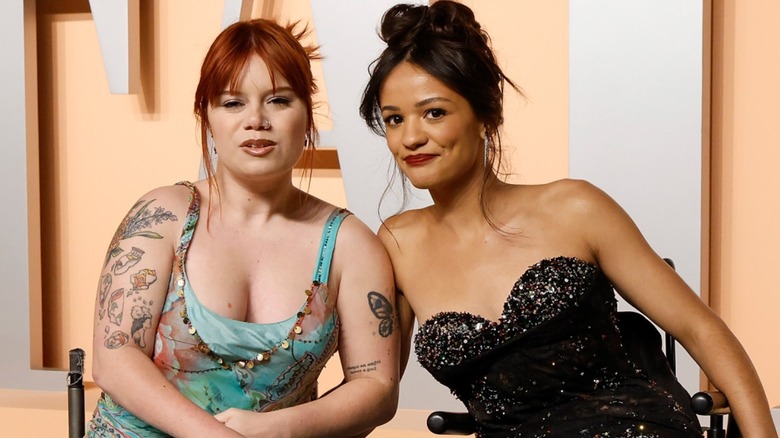 Lauren Brooks and Marissa Bode posing on the red carpet
