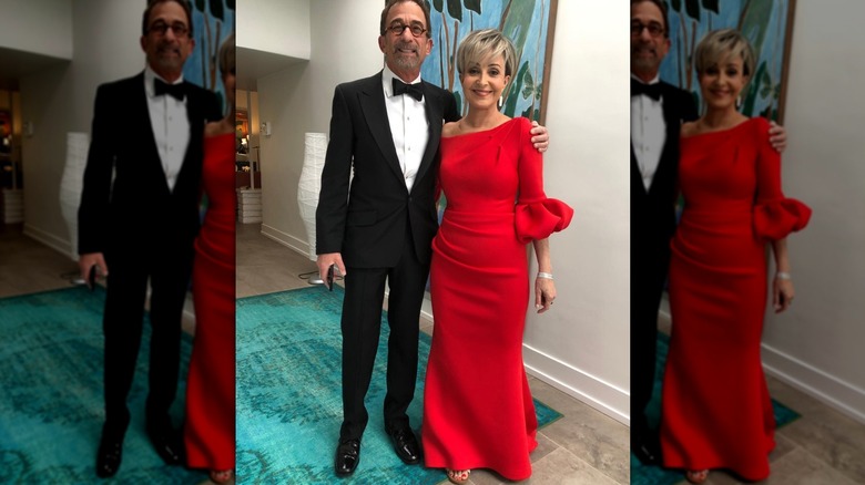 Annie Potts and James Hayman before attending the Critics Choice Awards