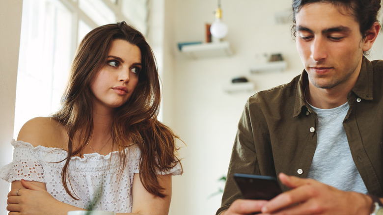Disengaged couple