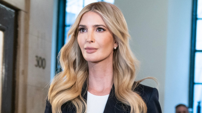 Ivanka Trump in a black blazer