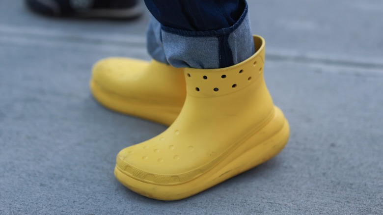 Yellow Crocs