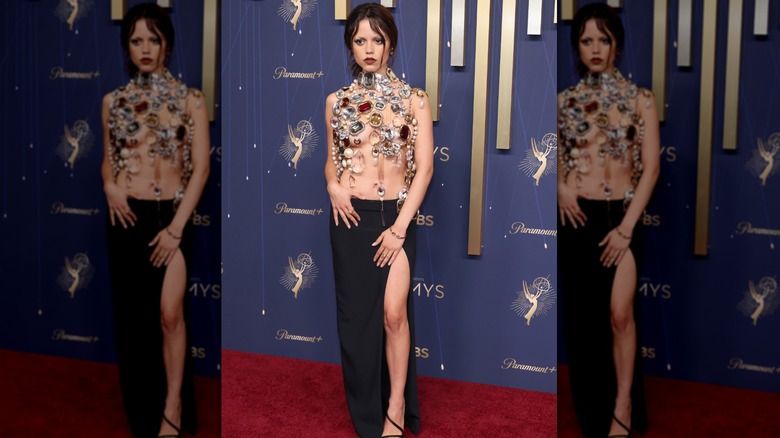Jenna Ortega at the 2025 Emmys