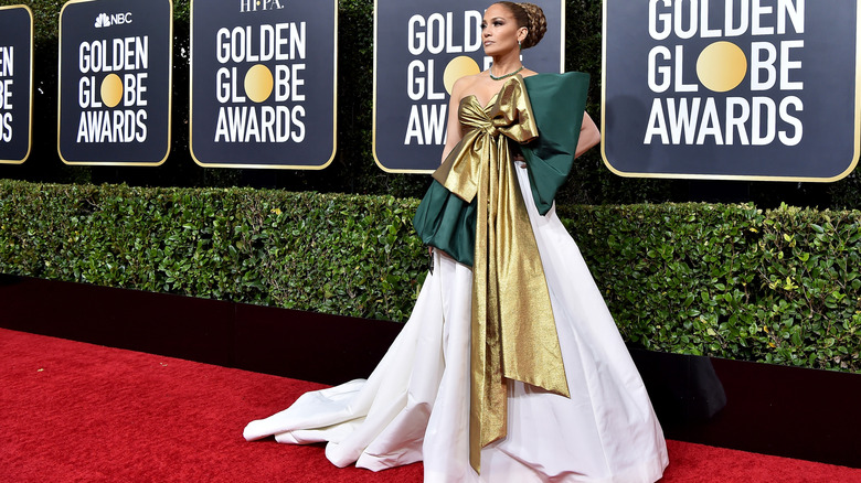 Jennifer Lopez at the 2020 Golden Globes