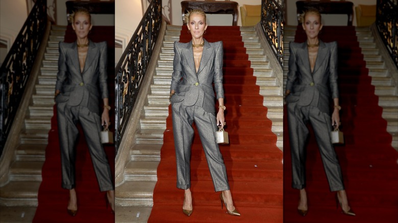 Celine Dion at Ronald van der Kemp Haute Couture Spring Summer 2019 show