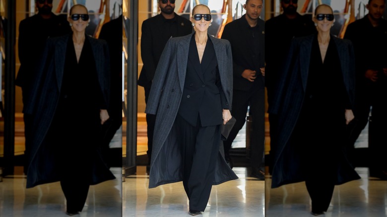 Celine Dion is seen outside her Hotel in Paris, France - 2026