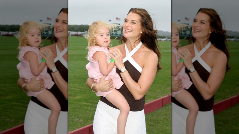Brooke Shields, Rowan Francis Henchy attending The Bridgehampton Polo Club Mercedes-Benz Polo Challenge Season Opener