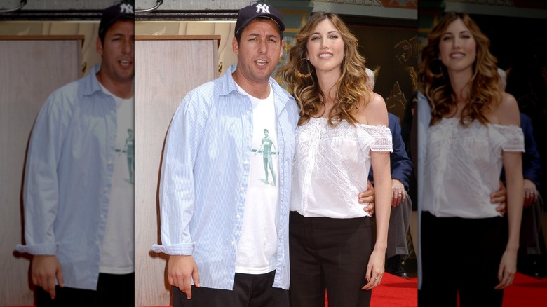 Jackie and Adam Sandler in 2005