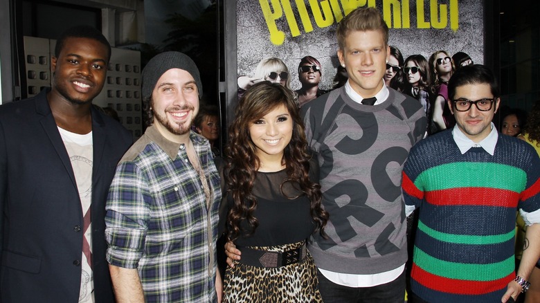 Pentatonix at the premiere of Pitch Perfect