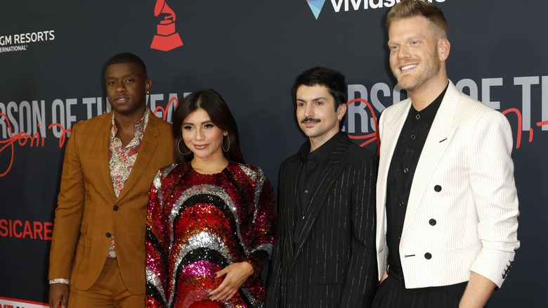 Pentatonix on the red carpet in 2021