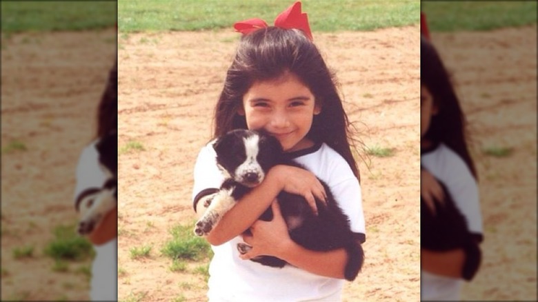 Kirstin Maldonado as a child