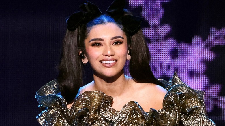 Kirstin Maldonado smiling on stage