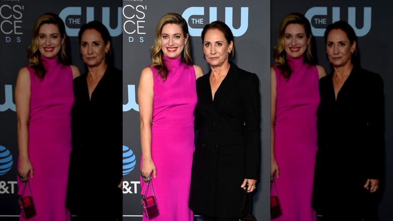 Zoe Perry and Laurie Metcalf on the red carpet in 2019
