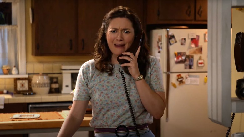 Zoe Perry as Mary Cooper in "Georgie & Mandy's First Marriage"