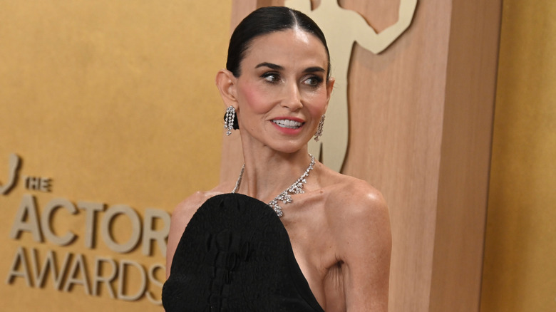 Demi Moore on the red carpet