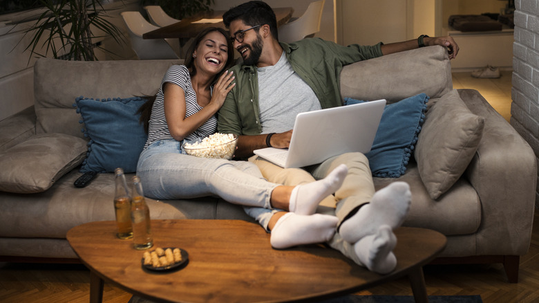Couple on couch