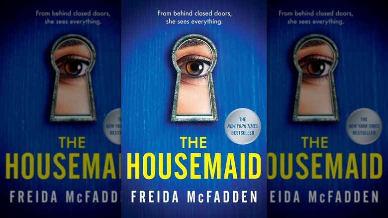 The book cover of "The Housemaid" by Freida McFadden