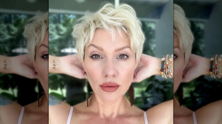 A woman with a Tinkerbell-inspired haircut