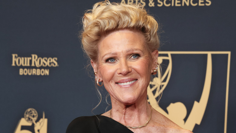 Alley Mills smiles on the red carpet in 2024