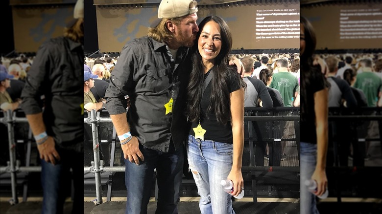 Chip and Joanna Gaines at U2's concert in 2017