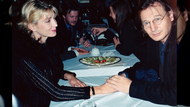 Liam Neeson and Natasha Richardsone circa 1997 in New York City