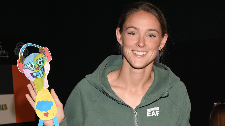 Kylie Kelce smiling for photo