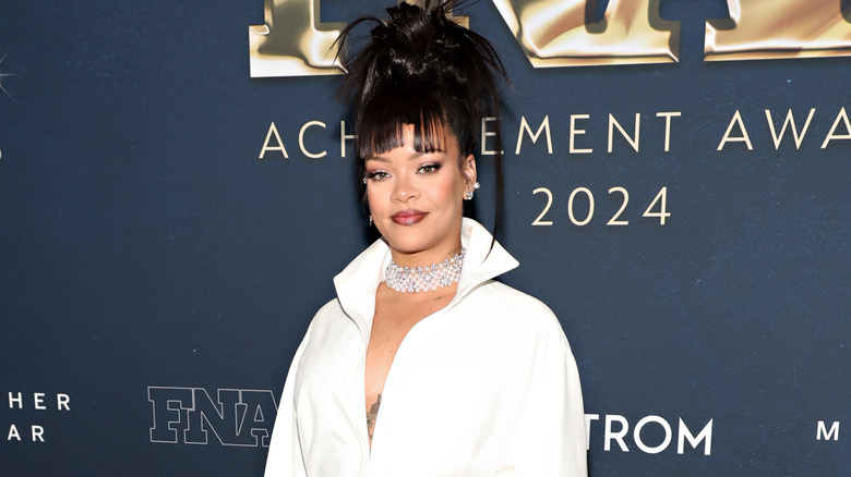 Rihanna at the Footwear News Achievement Awards