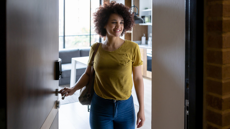 woman living alone