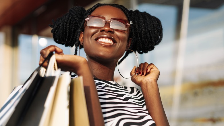 Woman shopping