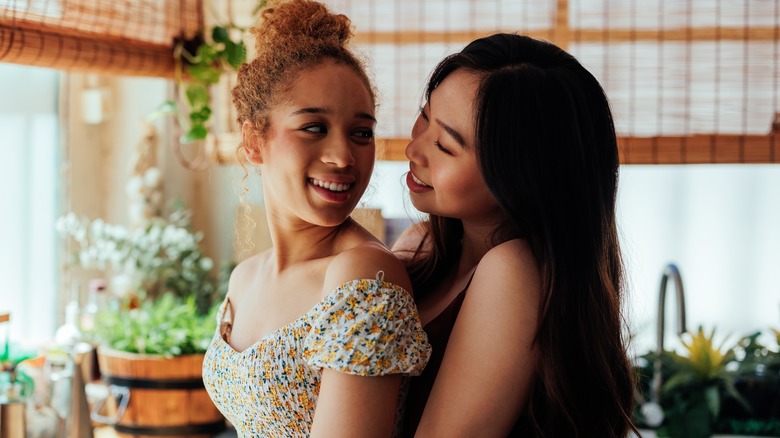 Happy queer couple