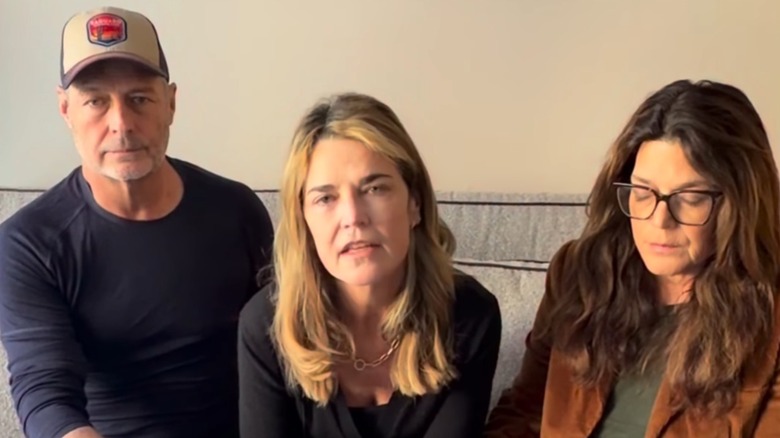 Camron Guthrie, Savannah Guthrie and Annie Guthrie in an Instagram video