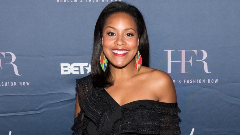 Sheinelle Jones on the red carpet in 2019