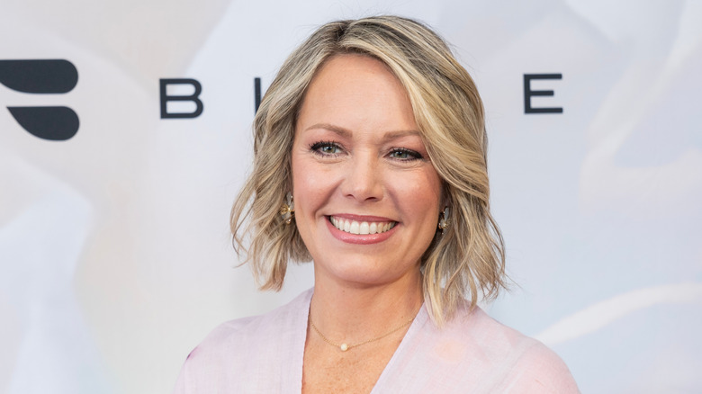 Dylan Dreyer smiling on the red carpet