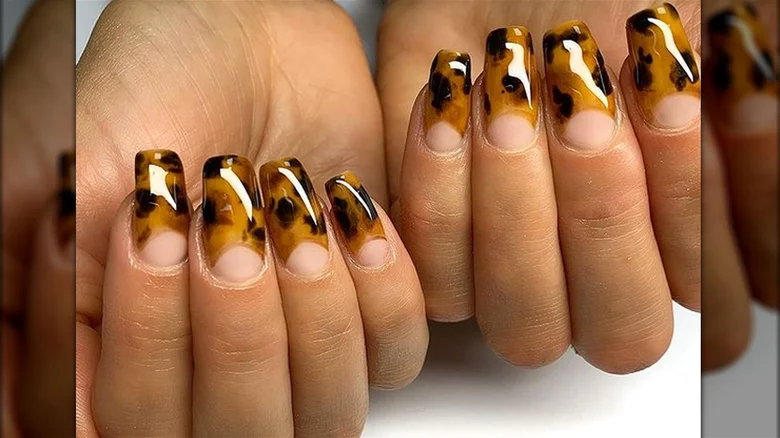 Elegant Negative Space Tortoiseshell